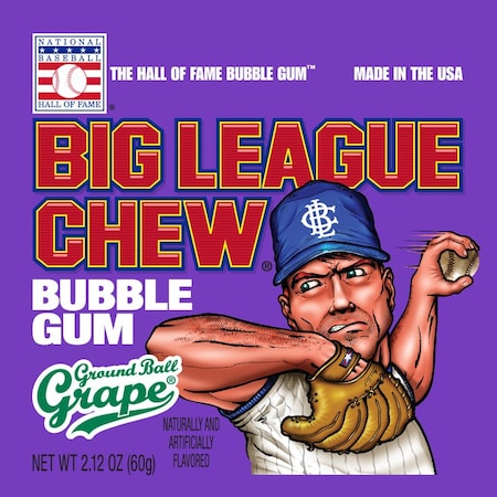 Big League Chew Big League Chew Grape Candy 2.12 oz 66001